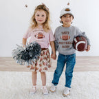 Football Patch Trucker Hat - Gray/White - Kids Football Hat