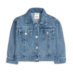 Game Day Football Sequin Patch Denim Jacket - Girls Clothes