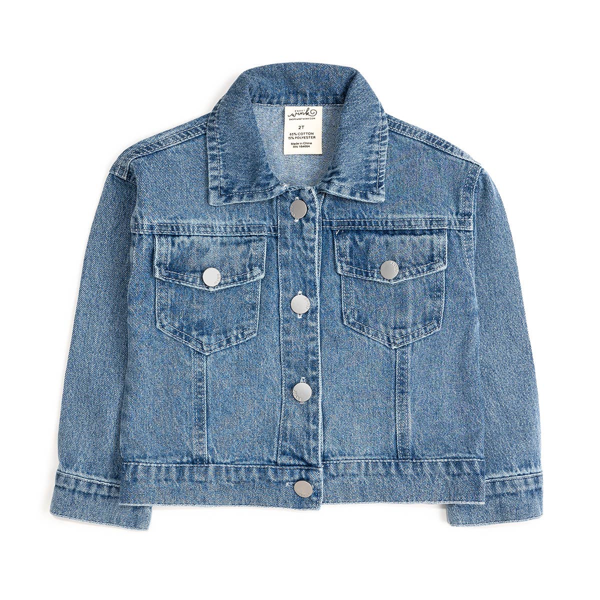Game Day Football Sequin Patch Denim Jacket - Girls Clothes