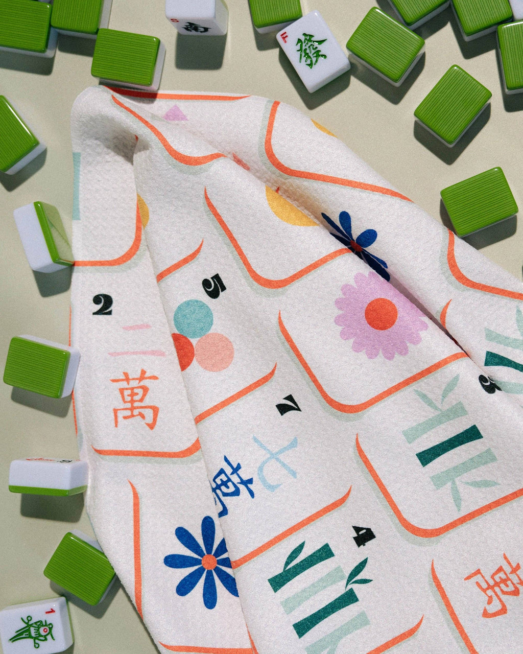 Tile Toss Tea Towel