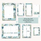 Waterfall Magnetic Meal Plan Notepad