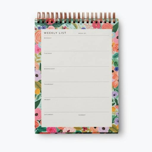Desktop Weekly Planner Garden Party