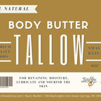 Tallow Body Butter – Unscented