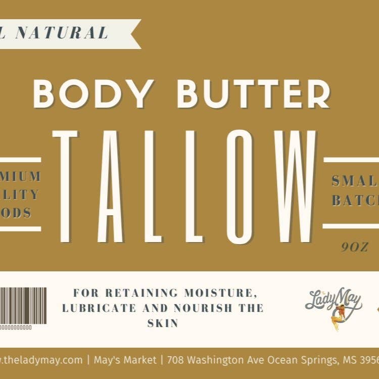 Tallow Body Butter – Unscented