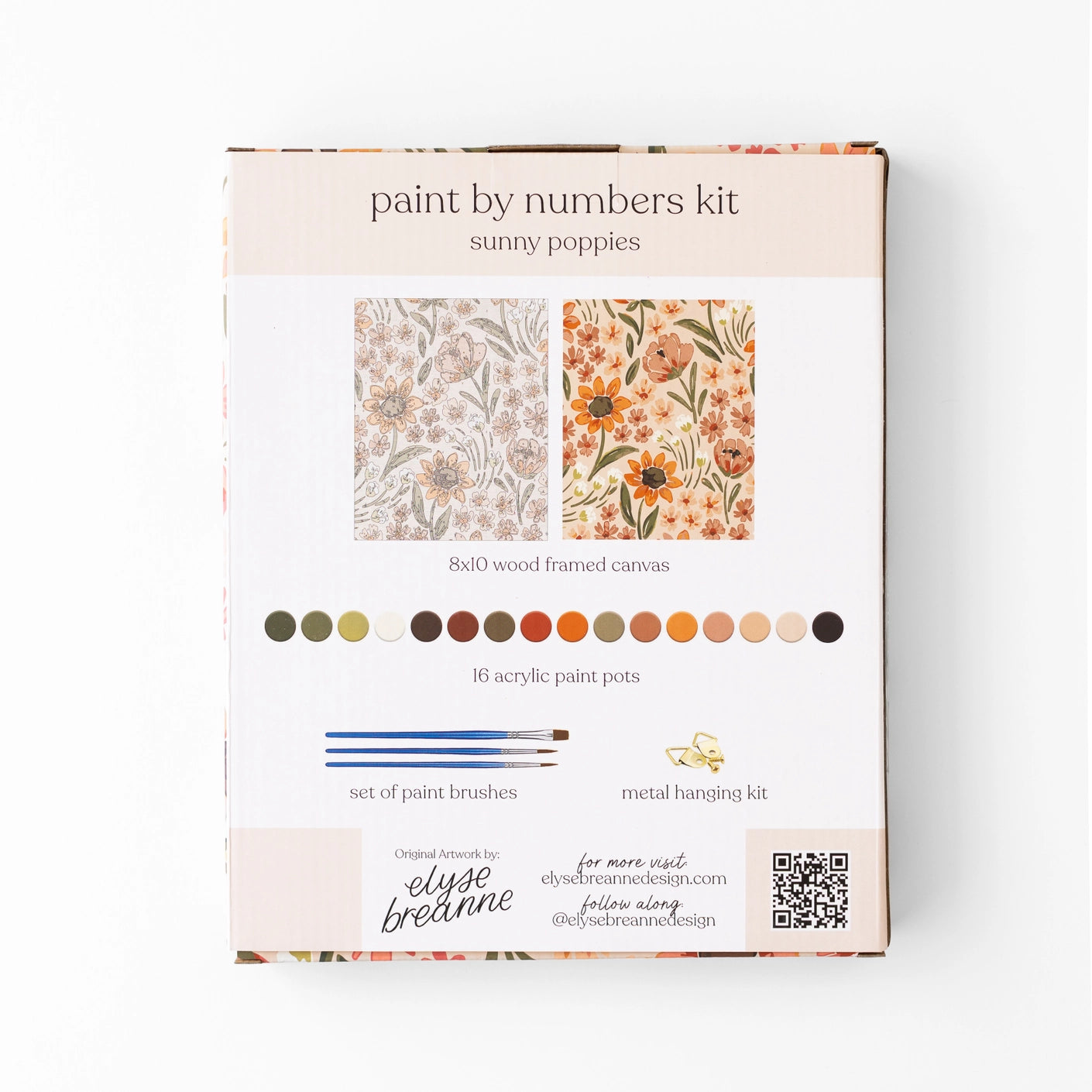Paint By Number Sunny Poppies