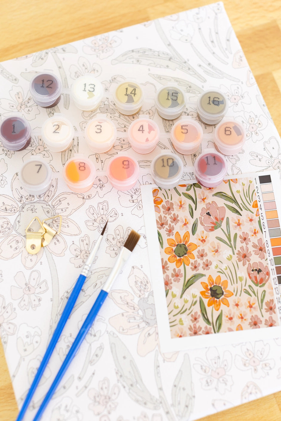 Paint By Number Sunny Poppies