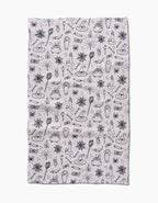 Halloween Magic White Tea Towel