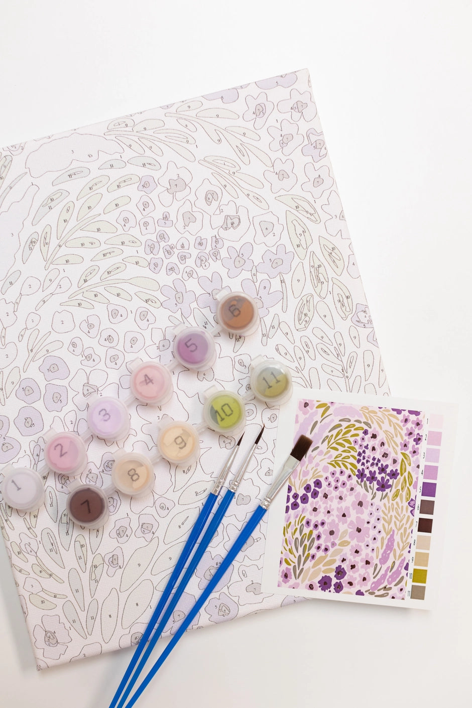 Paint By Number lilac Floral