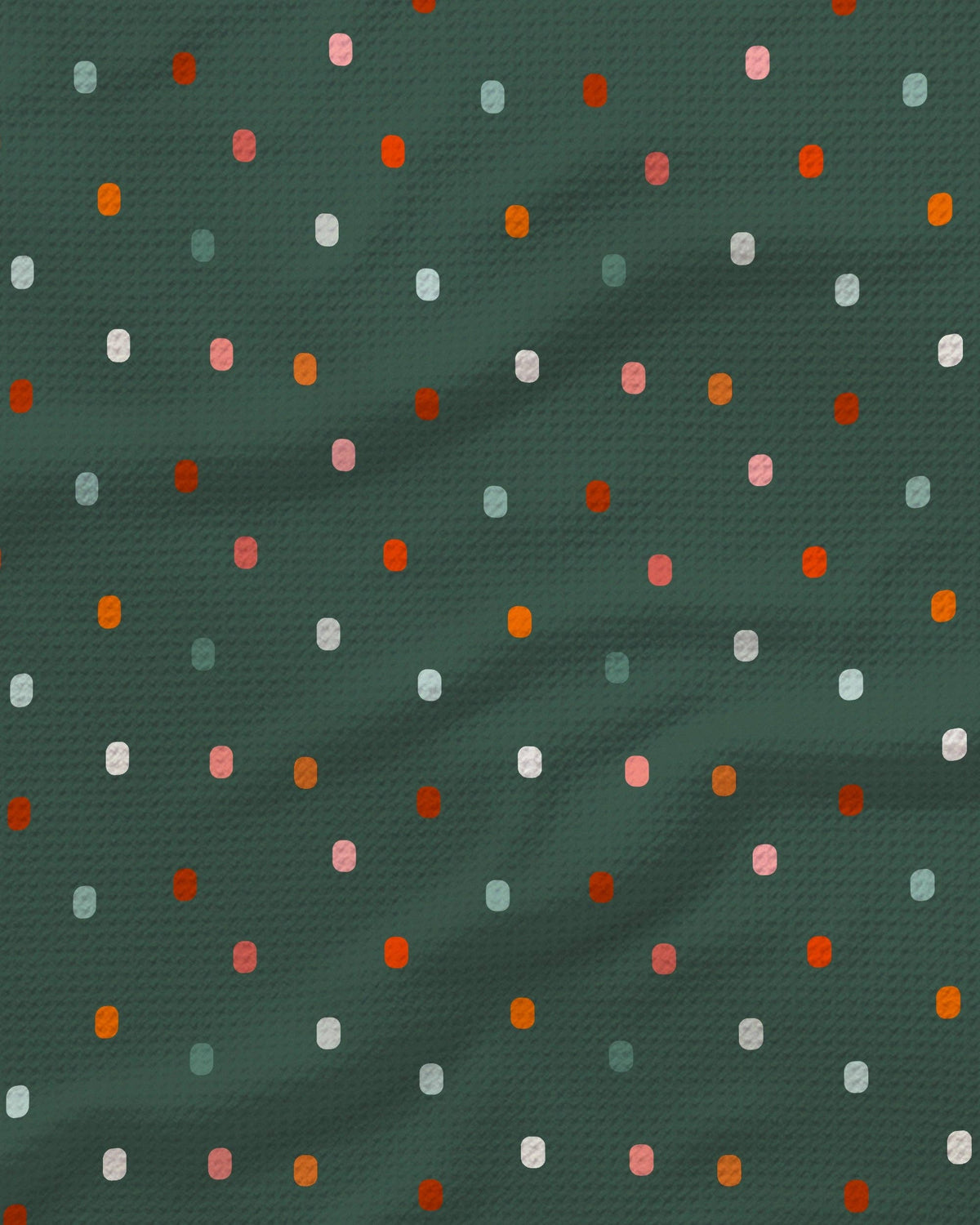 Moss Tile Shuffle Tea Towel