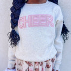 Cheer Pearl Patch Sweatshirt - Girls Clothes