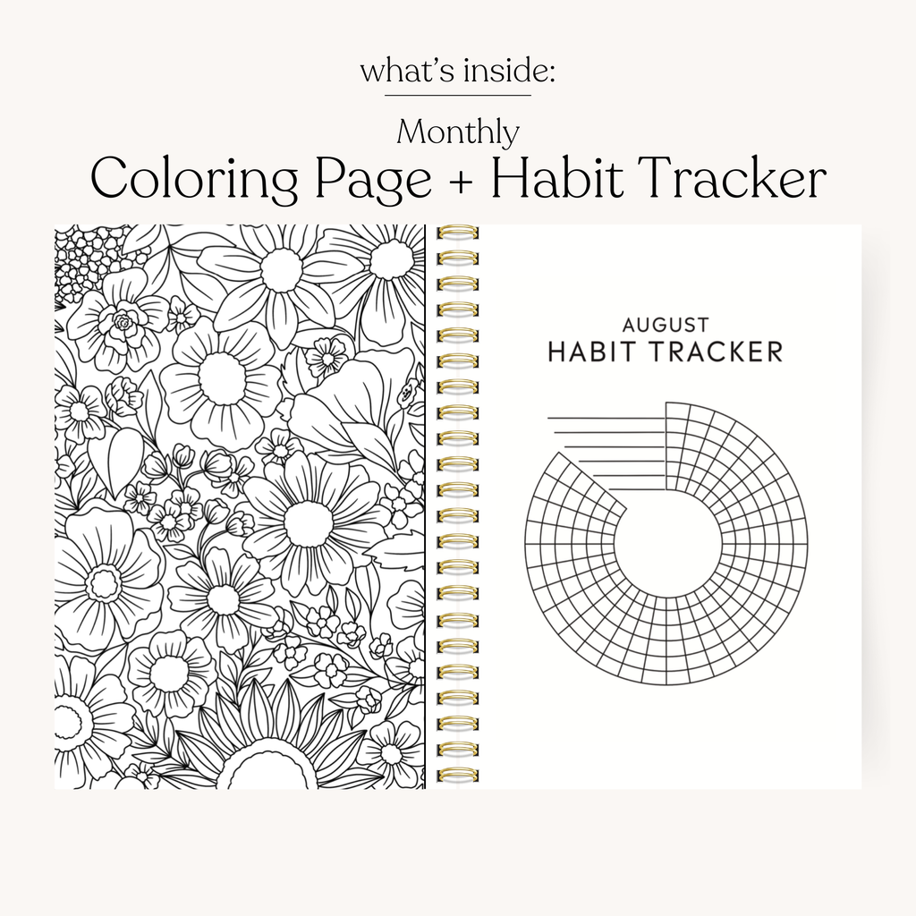 Pink Trellis 2025-2026 Academic Planner