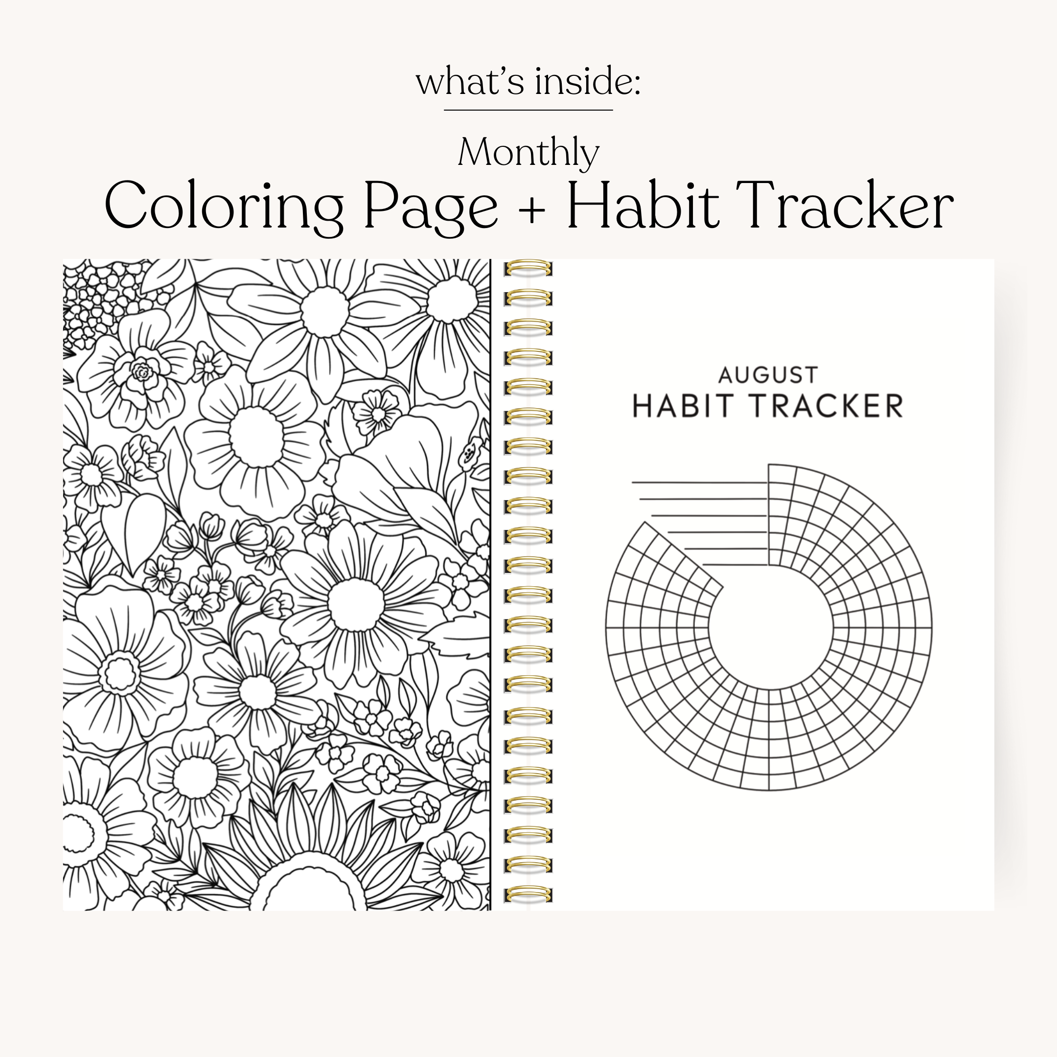 Pink Trellis 2025-2026 Academic Planner
