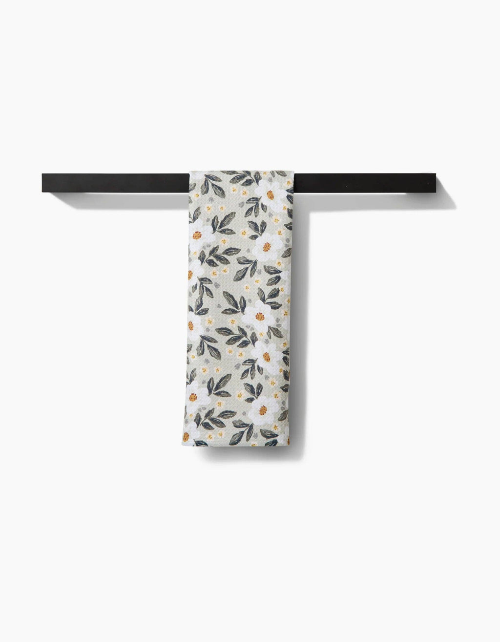 Painted Spring Flowers Tea Towel