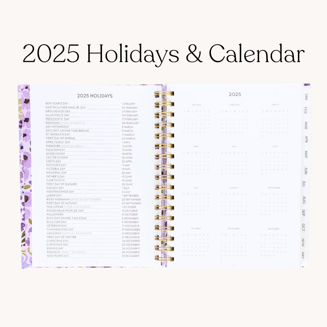 Spring Garden 2026 Yearly Planner