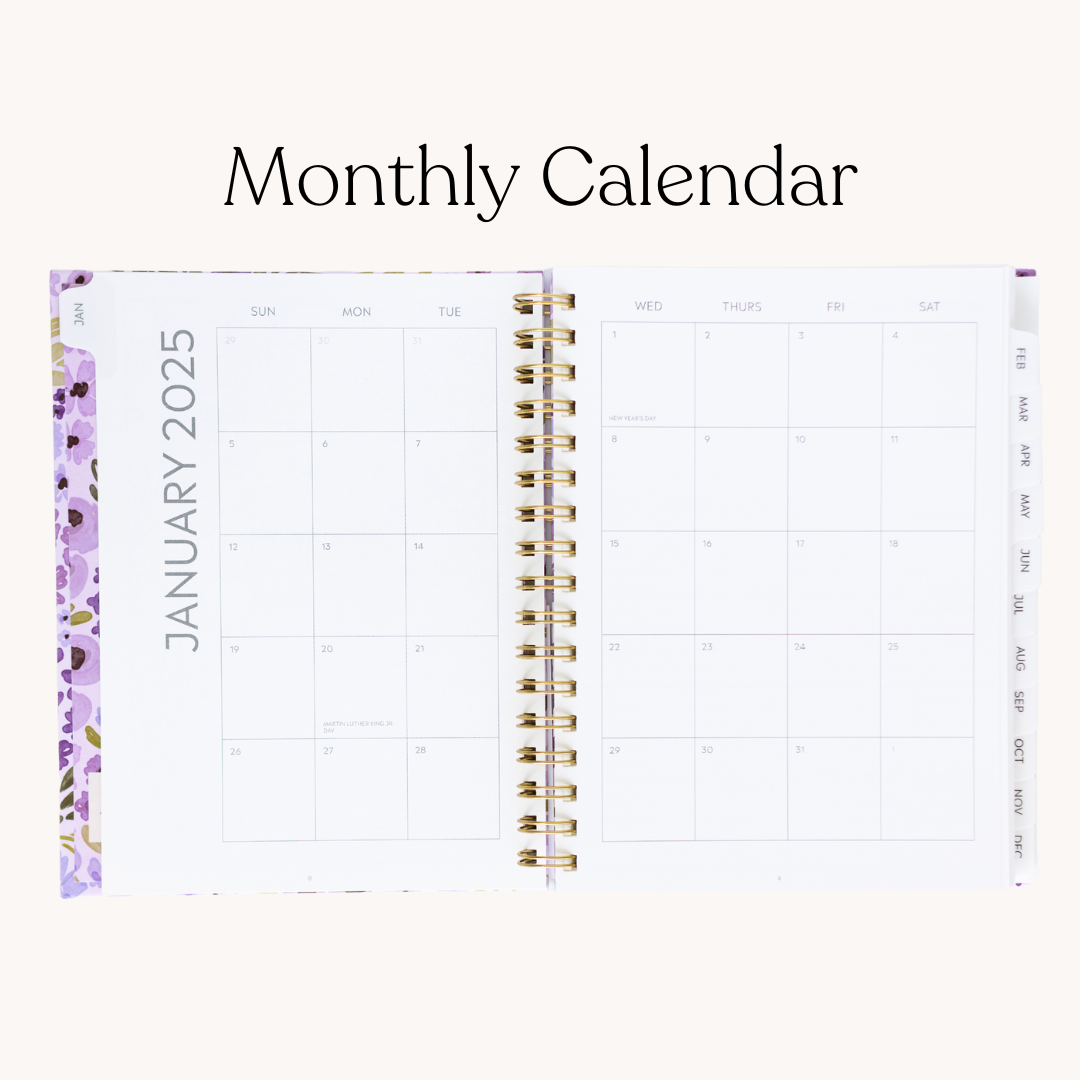 Spring Garden 2026 Yearly Planner