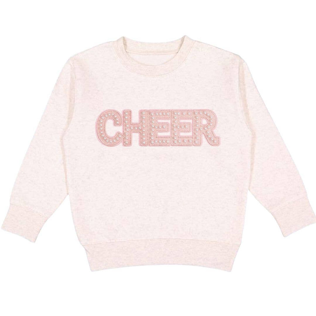 Cheer Pearl Patch Sweatshirt - Girls Clothes
