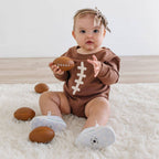 Football Bow Baby Headband - Hair Bows - Game Day