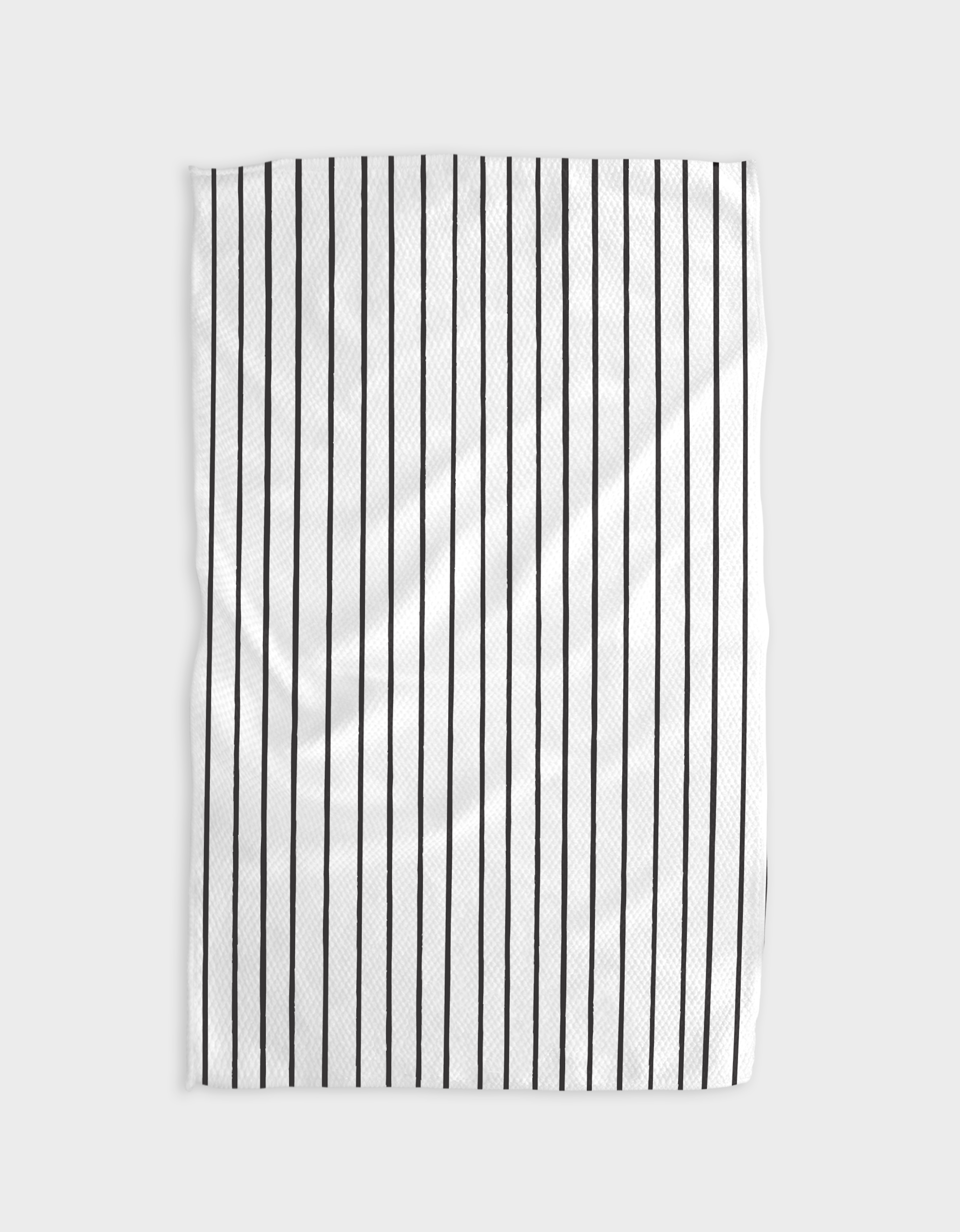 Linen Tea Towel Black + White