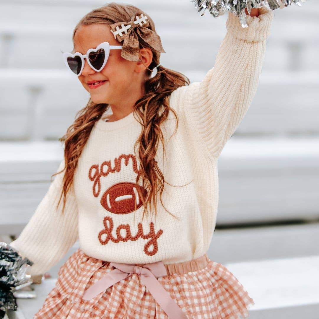 Game Day Knit Sweater - Mommy and Me - Football