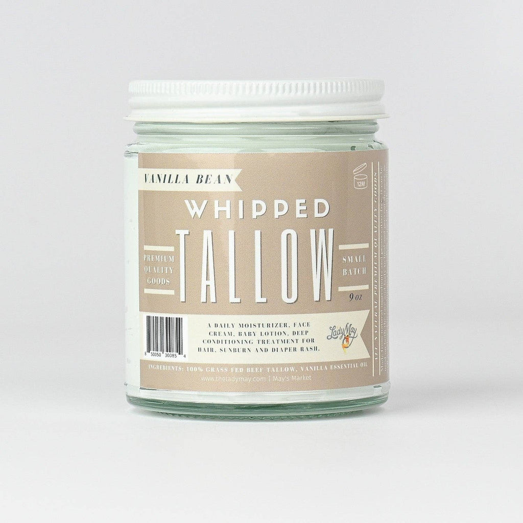 Vanilla Whipped Tallow Moisturizer | 100% Natural Skincare