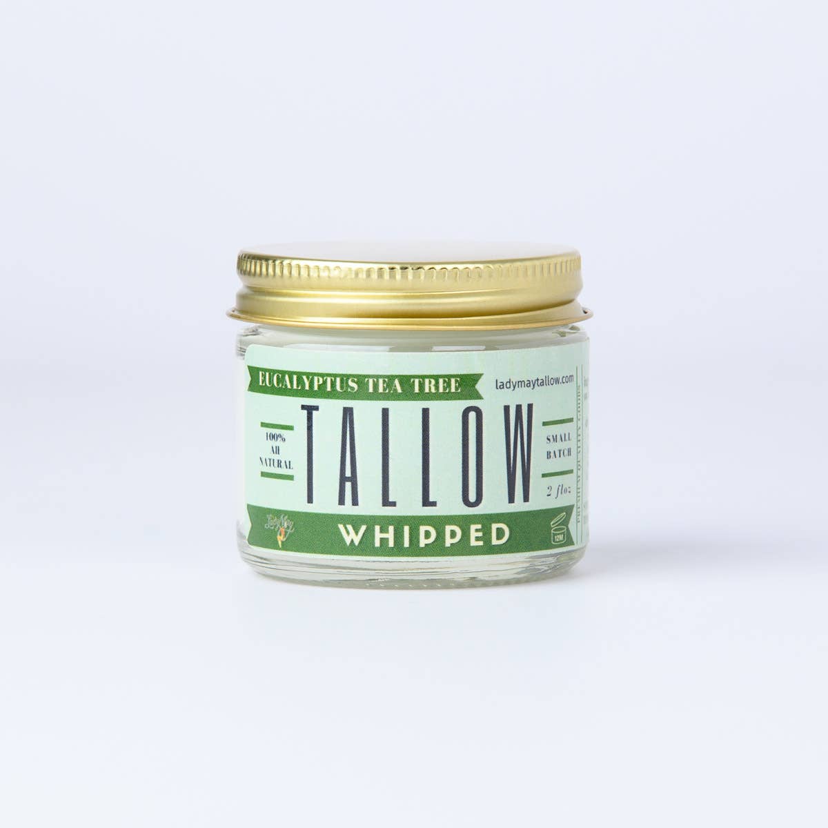 2oz Eucalyptus Tea Tree Whipped Tallow Moisturizer