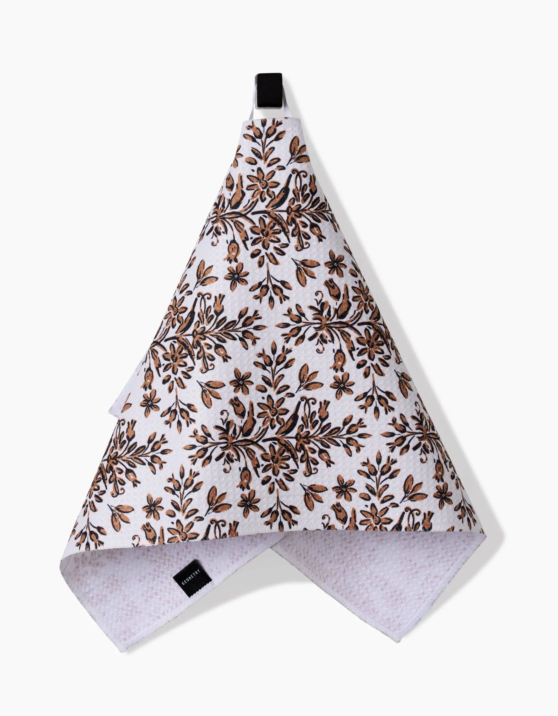 Rustic Lacy Tile Natural Bar Towel