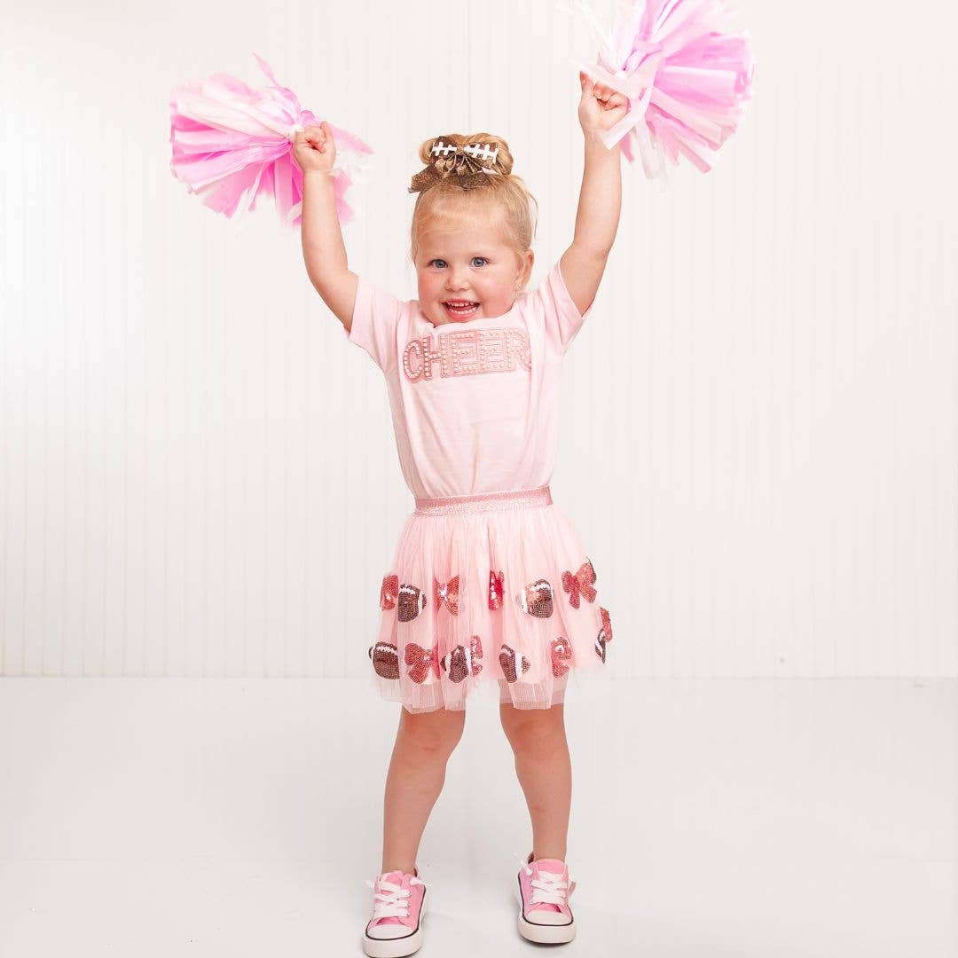 Football Bow Clip - Hair Bows - Game Day