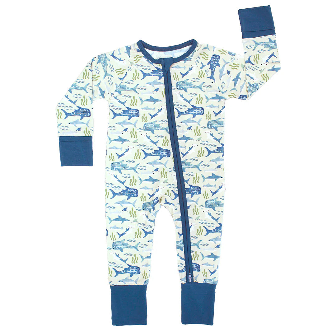Shark Friends Bamboo Footie