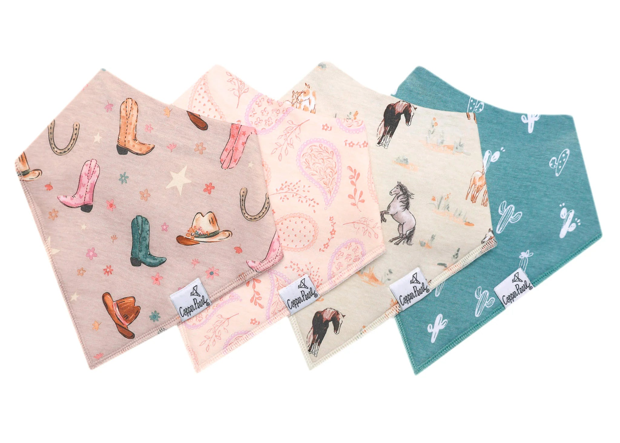 Cheyenne Bandanna Bib Set