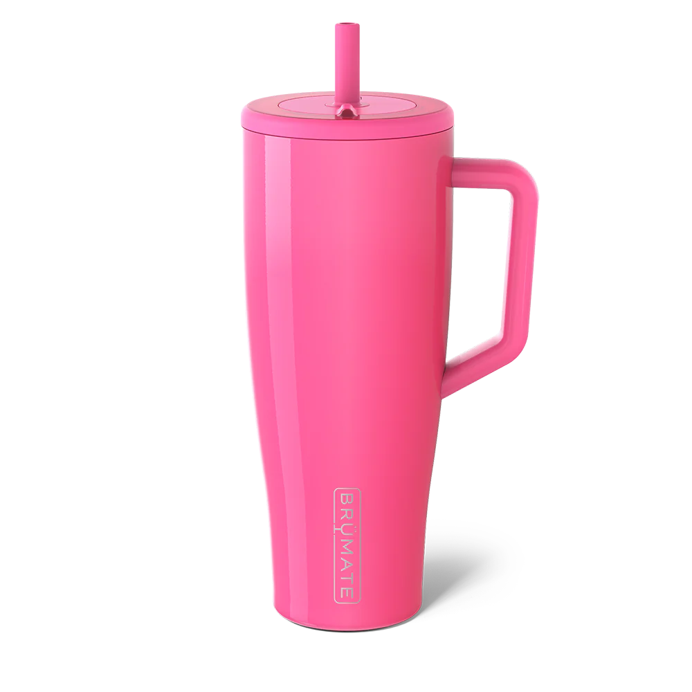 BrüMate Era 40oz Leakproof Straw Tumbler- Neon Pink