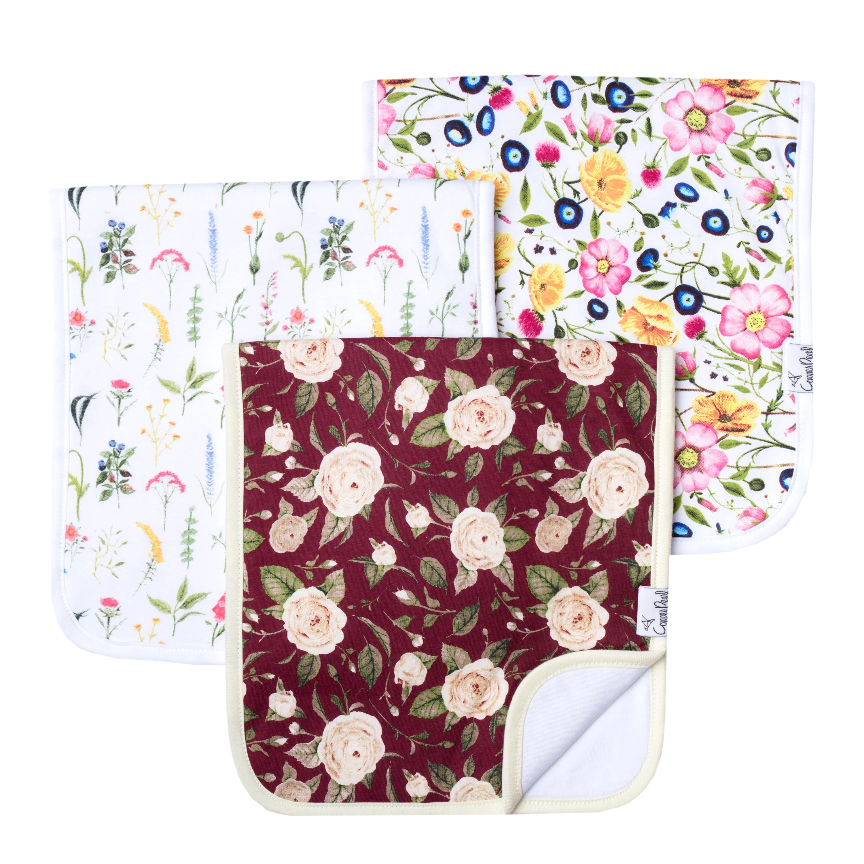 Scarlett Burp Cloth Set