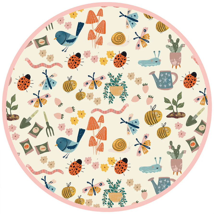 Garden Friends Bamboo Baby Pajamas – Bugs Print