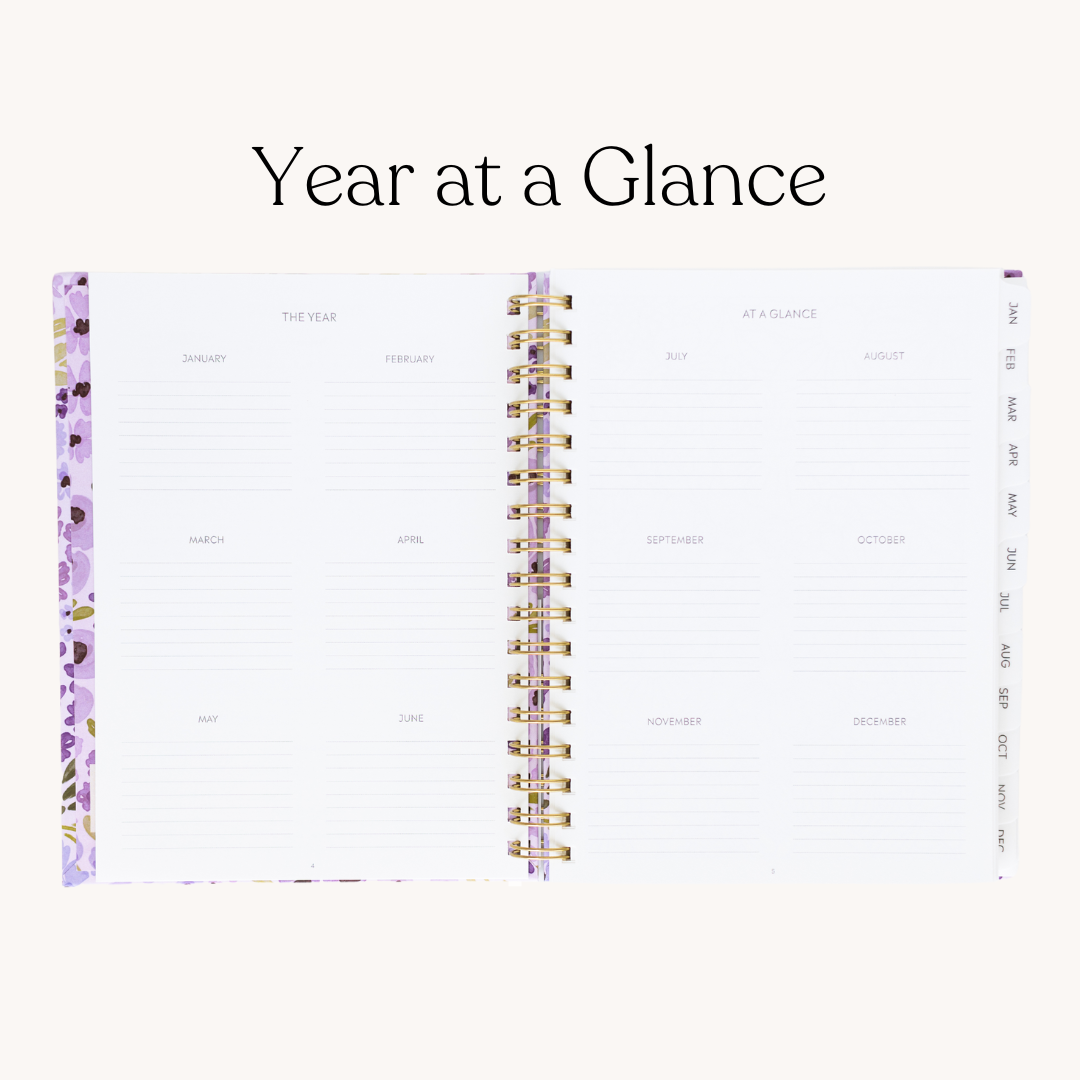 Spring Garden 2026 Yearly Planner