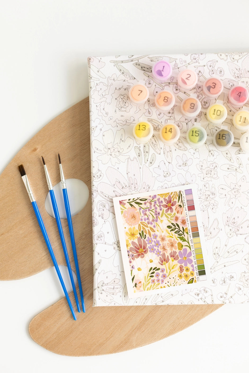 Paint By Number Primrose Petals