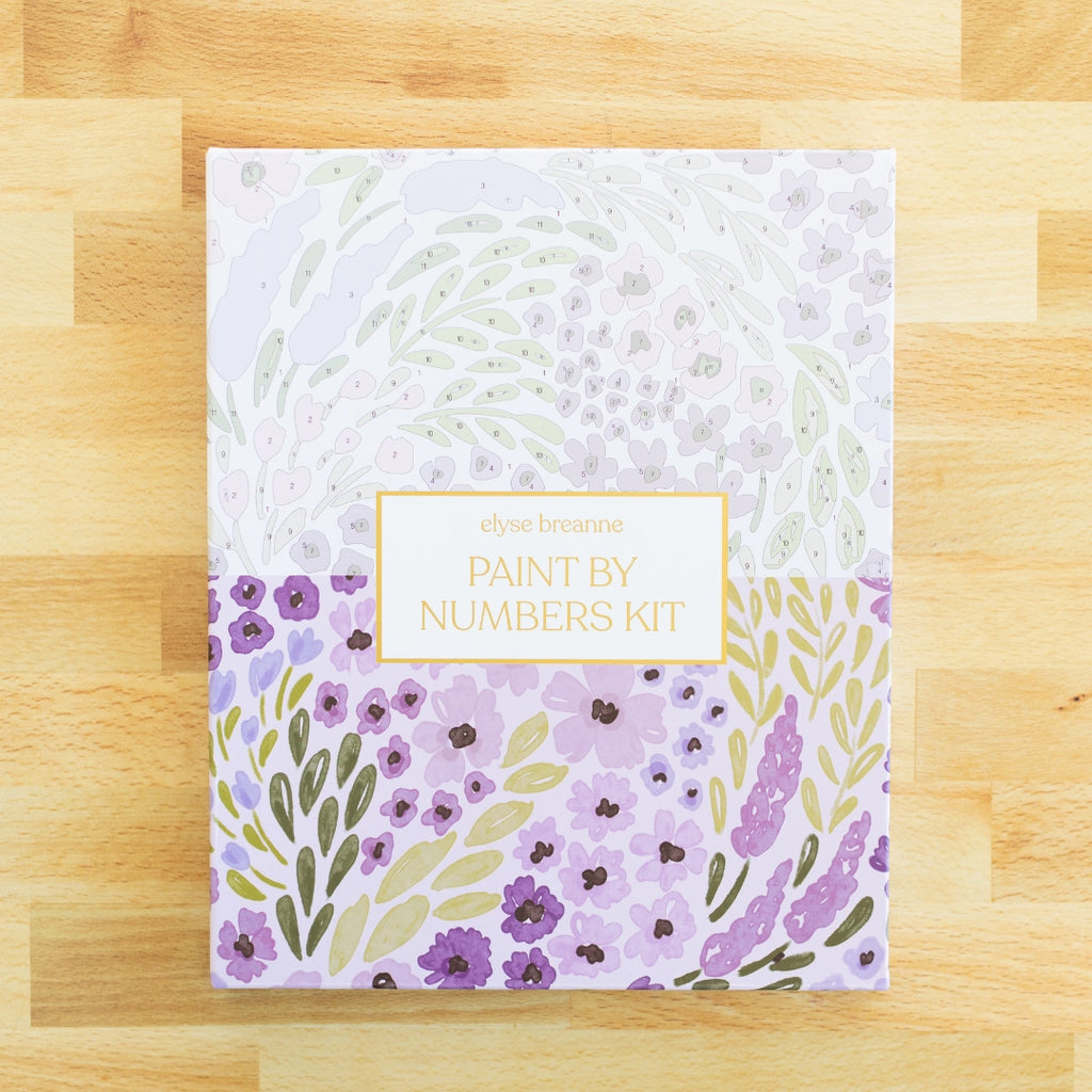 Paint By Number lilac Floral