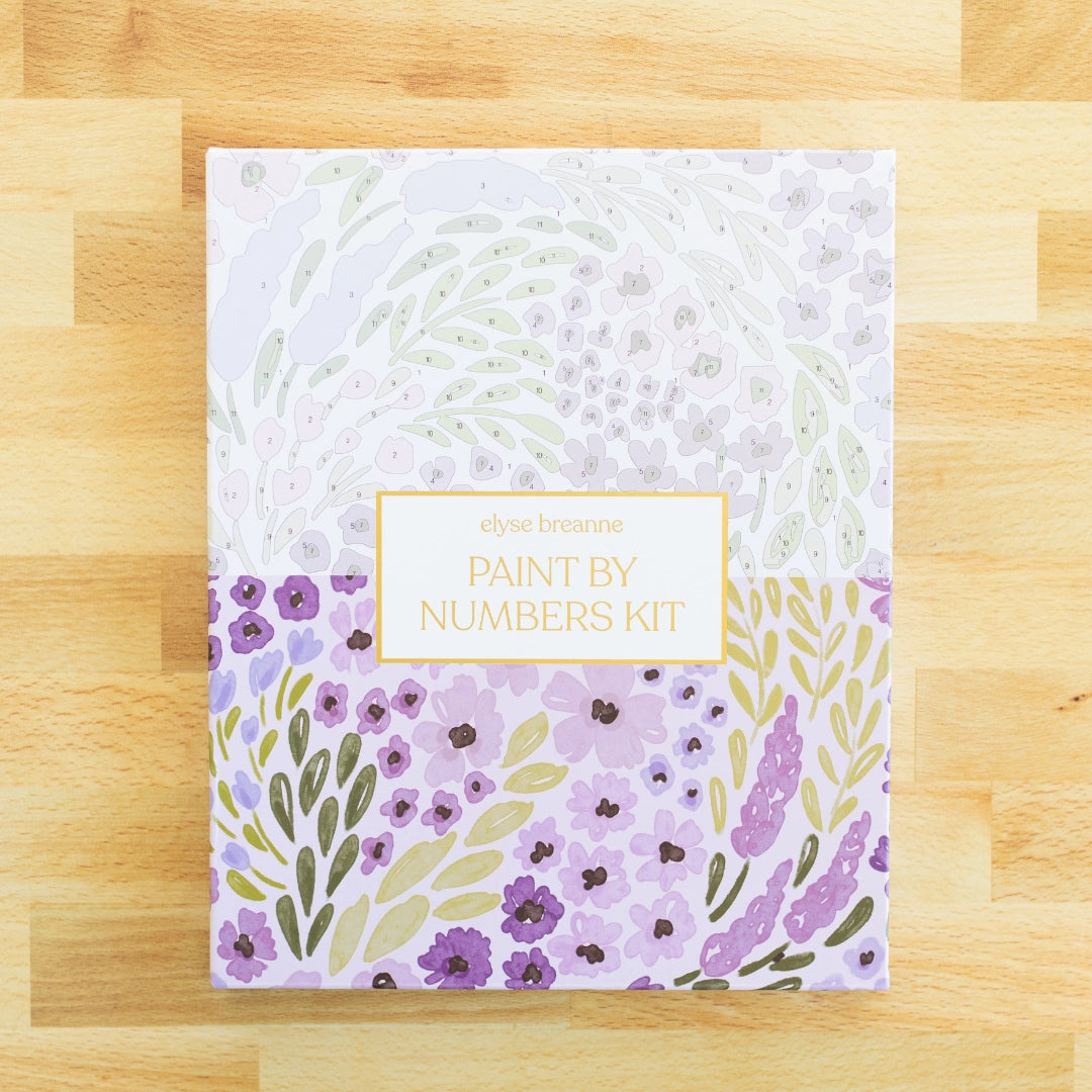 Paint By Number lilac Floral