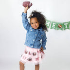 Football Bow Clip - Hair Bows - Game Day
