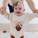 Football Bow Baby Headband - Hair Bows - Game Day