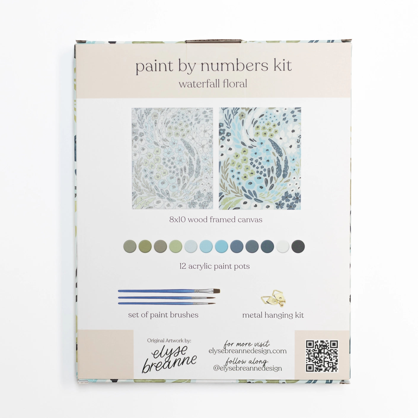 Paint By Number Waterfall Floral