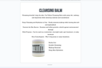 All-Natural Cleansing & Moisturizing Balm 9oz