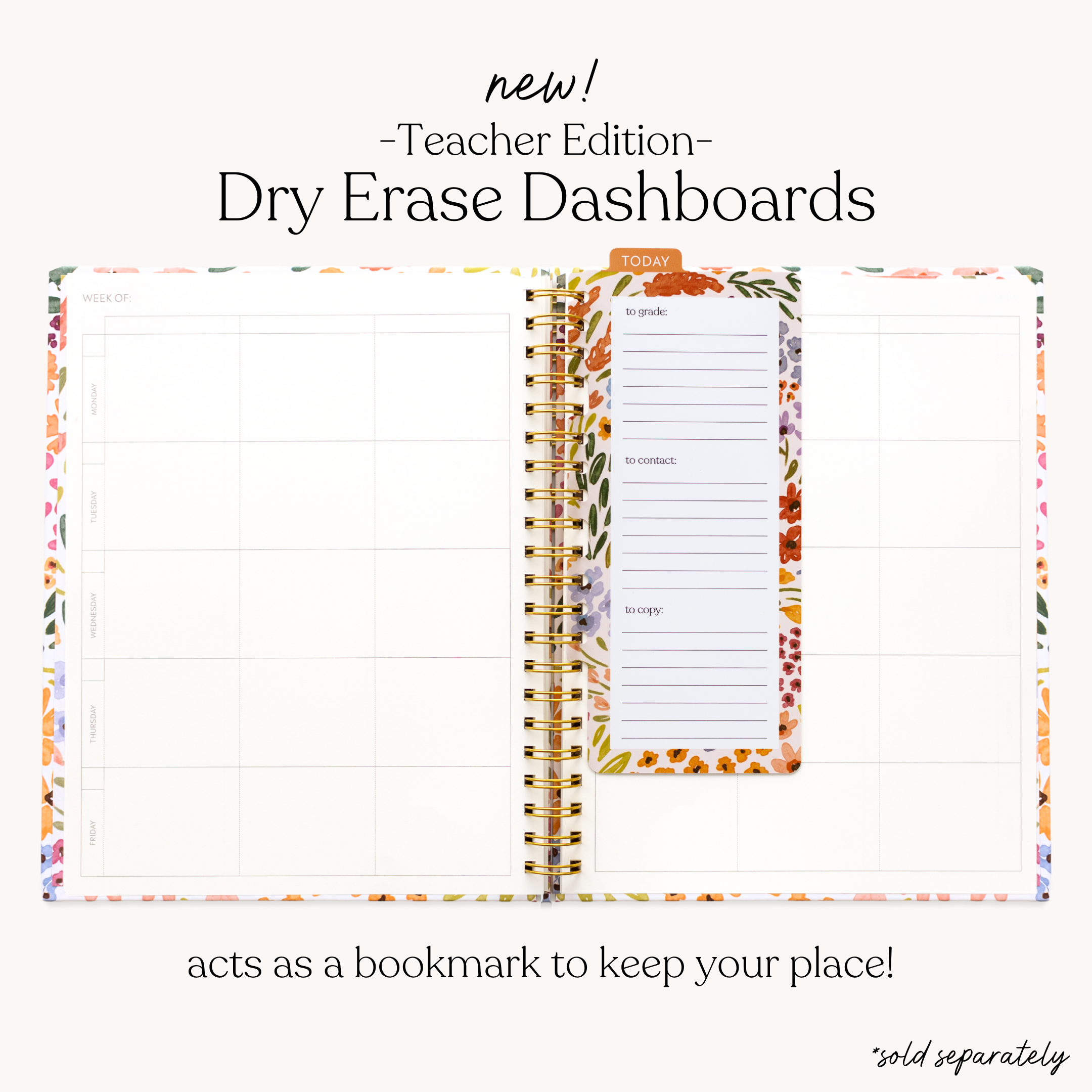 Teacher Planner - Undated