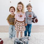 Football Patch Trucker Hat - Gray/White - Kids Football Hat