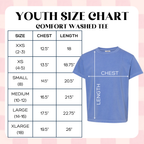 Smiley Jesus Loves You Puff Youth Tee