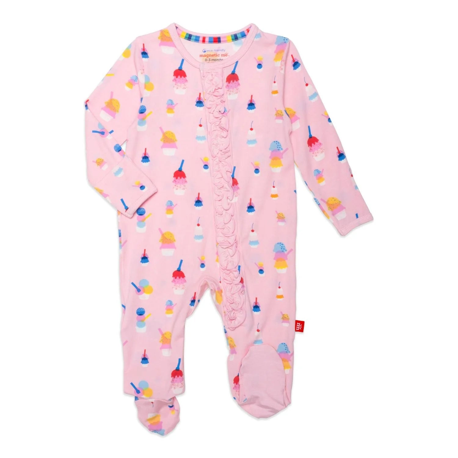Pink Sundae Magnetic Footie